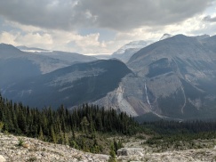 Another view of Takakkaw Falls and the Yoho Valley.